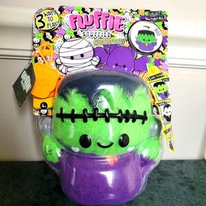 Fluffie Stuffiez Halloween Frankenstein Small Collectible Plush 3 Ways to Play‎